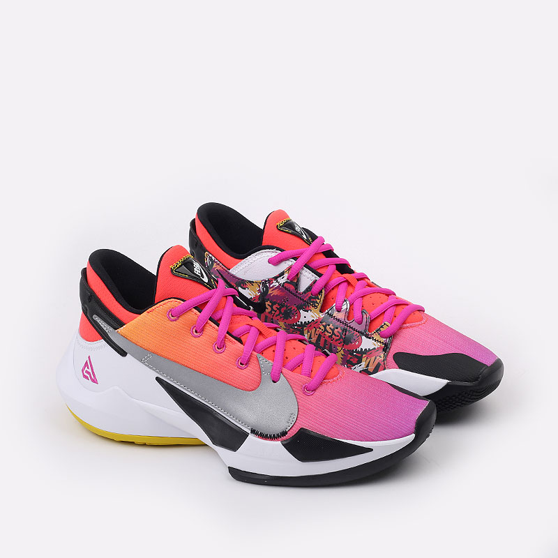 мужские розовые баскетбольные кроссовки Nike Zoom Freak 2 DB4689-600 - цена, описание, фото 2